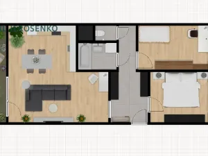 Pronájem bytu 3+kk, Praha - Krč, Na strži, 67 m2