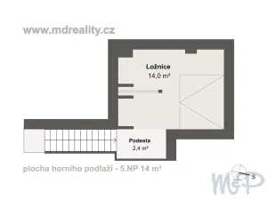Pronájem bytu 3+kk, Jihlava, Masarykovo náměstí, 88 m2