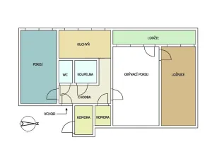 Prodej bytu 3+1, Trutnov - Střední Předměstí, Křižíkova, 60 m2