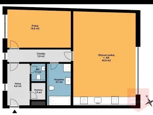 Prodej bytu 2+kk, Praha - Klánovice, Ke kostelíčku, 79 m2