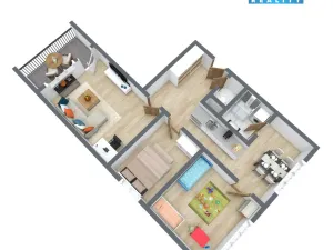 Prodej bytu 3+1, Chomutov, Kamenná, 60 m2
