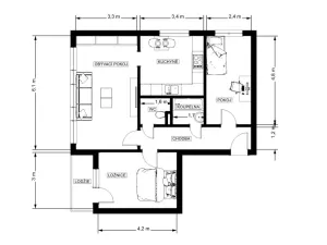 Prodej bytu 3+1, Hradec Králové - Nový Hradec Králové, Vachkova, 72 m2