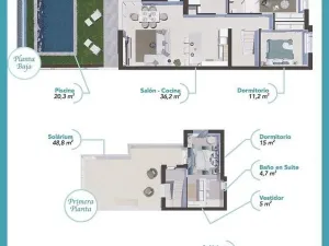 Prodej rodinného domu, Los Alcazares, Murcia, Španělsko, 232 m2