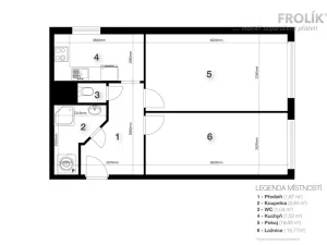 Prodej bytu 2+1, Praha - Vokovice, Tobrucká, 51 m2