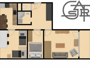 Prodej bytu 2+1, Kolín, Masarykova, 53 m2
