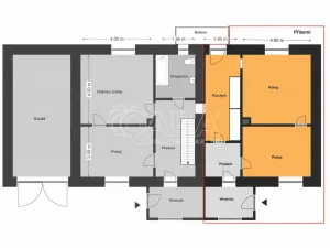 Prodej rodinného domu, Kosoř, Dolejší, 170 m2