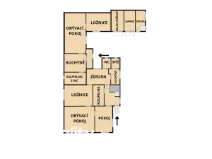 Prodej rodinného domu, Velká Bíteš - Janovice, Kpt. Jaroše, 132 m2