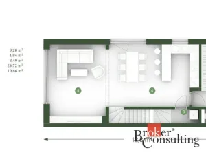 Pronájem rodinného domu, Kladno, Pechlátova, 119 m2