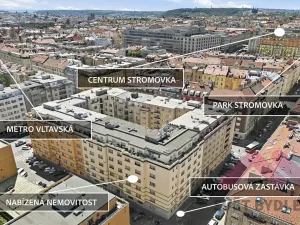 Pronájem bytu 2+1, Praha - Holešovice, U smaltovny, 74 m2