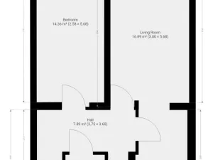 Pronájem bytu 2+kk, Praha - Kyje, Lásenická, 51 m2