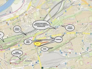 Pronájem bytu 1+kk, Praha - Žižkov, Viklefova, 34 m2