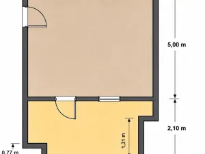 Prodej bytu 1+kk, Jihlava, Benešova, 33 m2