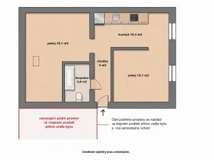 Prodej bytu 2+kk, Brno - Židenice, Otakara Ševčíka, 46 m2