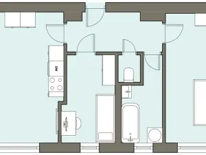 Prodej bytu 3+kk, Praha, Vladivostocká, 56 m2