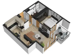 Pronájem bytu 2+kk, Praha - Žižkov, Olgy Havlové, 50 m2