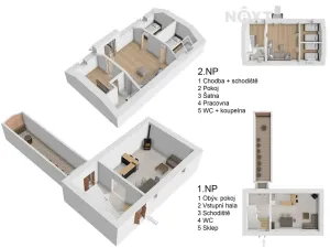 Prodej rodinného domu, Šakvice, Sklepní, 130 m2