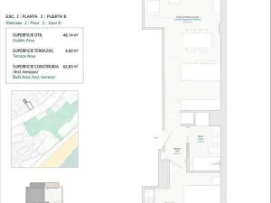 Prodej bytu 2+kk, Villajoyosa, Alicante, Španělsko, 48 m2