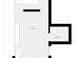 Pronájem bytu 1+kk, Brno, Hostislavova, 22 m2