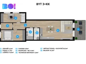 Prodej apartmánu, Soběšovice, 103 m2