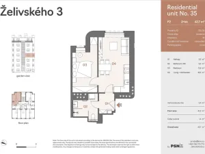 Prodej bytu 2+kk, Praha, Jana Želivského, 39 m2