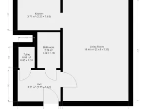 Pronájem bytu 1+1, Praha - Chodov, Kunínova, 28 m2