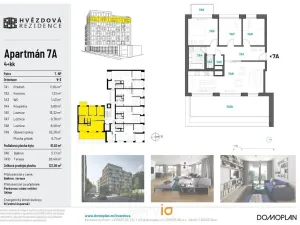 Pronájem bytu 4+kk, Brno, Hvězdová, 92 m2