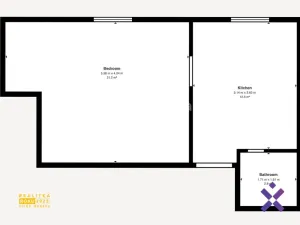Pronájem bytu 1+1, Vsetín, Palackého, 39 m2
