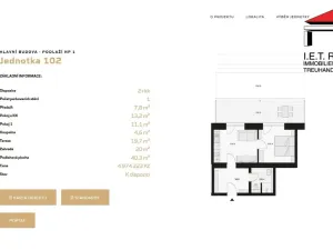 Prodej apartmánu, Loučná nad Desnou - Rejhotice, 28 m2