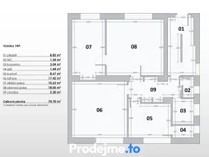 Prodej rodinného domu, Jiřice u Miroslavi, 112 m2
