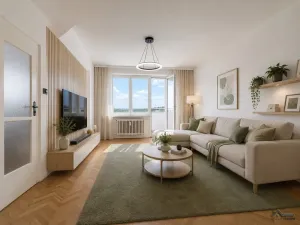 Prodej bytu 2+1, Ostrava, náměstí Družby, 52 m2