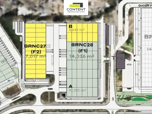 Pronájem skladu, Brno - Černovice, Vlastimila Pecha, 3641 m2