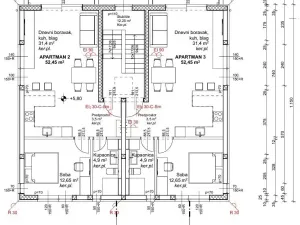 Prodej bytu 2+kk, Novalja, Chorvatsko, 59 m2