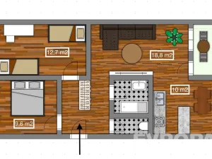 Prodej bytu 3+1, Praha, Kurkova, 74 m2
