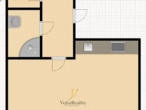 Pronájem bytu 1+kk, Olomouc, Bořivojova, 28 m2