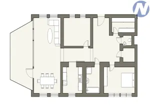 Pronájem bytu 3+1, Písek, Čechova, 110 m2
