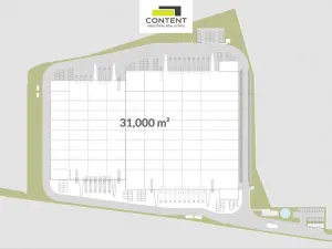 Pronájem výrobních prostor, Měnín, 10000 m2