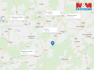 Prodej lesa, Moraveč, 91698 m2