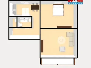 Prodej bytu 2+1, Kladno - Kročehlavy, Polská, 47 m2