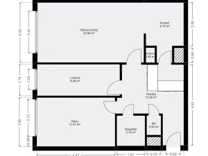 Pronájem bytu 3+1, Praha - Troja, Lublinská, 67 m2