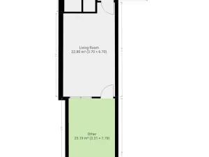 Pronájem bytu 1+kk, Praha - Vysočany, Bukačova, 44 m2