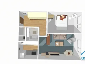 Pronájem bytu 2+kk, Praha - Smíchov, Na pláni, 50 m2