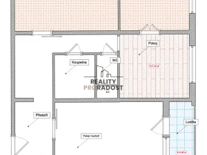 Prodej bytu 4+kk, Brno - Bohunice, Vedlejší, 64 m2