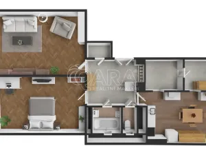 Prodej bytu 2+1, Praha - Žižkov, Škroupovo náměstí, 102 m2