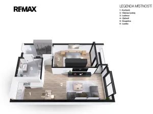 Pronájem bytu 2+kk, Chrudim, Podkopanický mlýn, 52 m2
