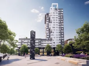 Pronájem bytu 2+kk, Praha - Hlubočepy, náměstí Olgy Scheinpflugové, 55 m2