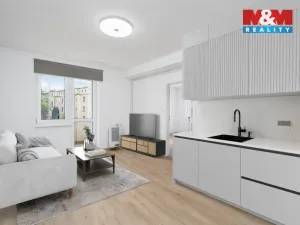 Prodej bytu 1+1, Ústí nad Labem - Klíše, Mezidomí, 47 m2