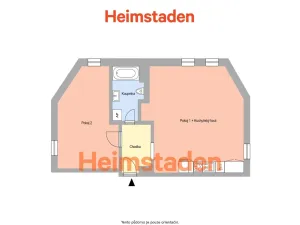 Pronájem bytu 2+kk, Ostrava - Poruba, Porubská, 60 m2