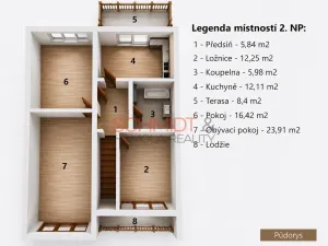 Prodej rodinného domu, Hustopeče, L. Svobody, 206 m2