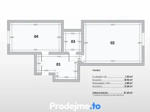 Pronájem bytu 2+kk, Praha - Žižkov, Hartigova, 41 m2