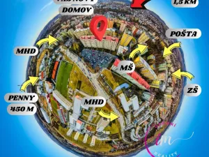 Pronájem bytu 2+1, Třebíč - Nové Dvory, Jar. Heyrovského, 47 m2
